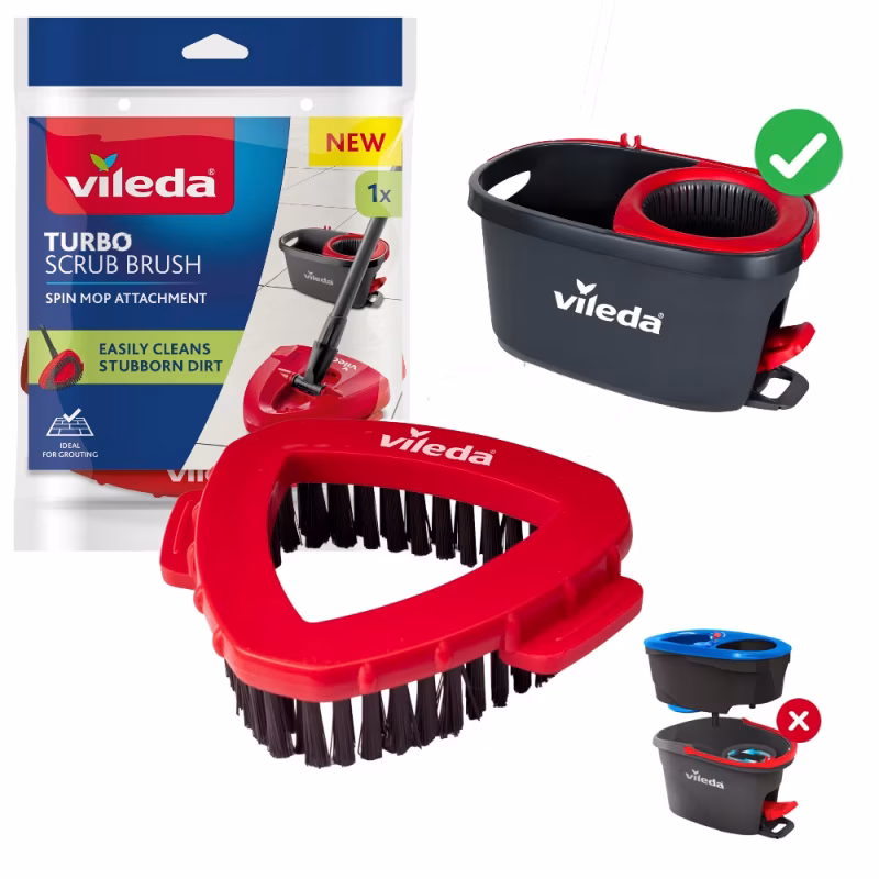 Generální úklid po letních dnech s Vileda TURBO mopem a novým kartáčem