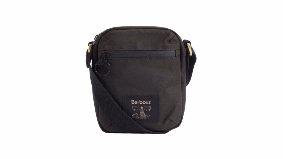 Barbour Field Waxed Crossbody: malý formát z voskované bavlny